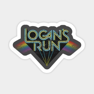 Logan's Run Logo (aged and weathered) Sticker